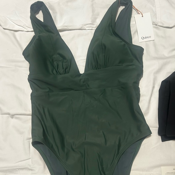 Quince Forest Green One-Piece Swimsuit - Picture 5 of 5
